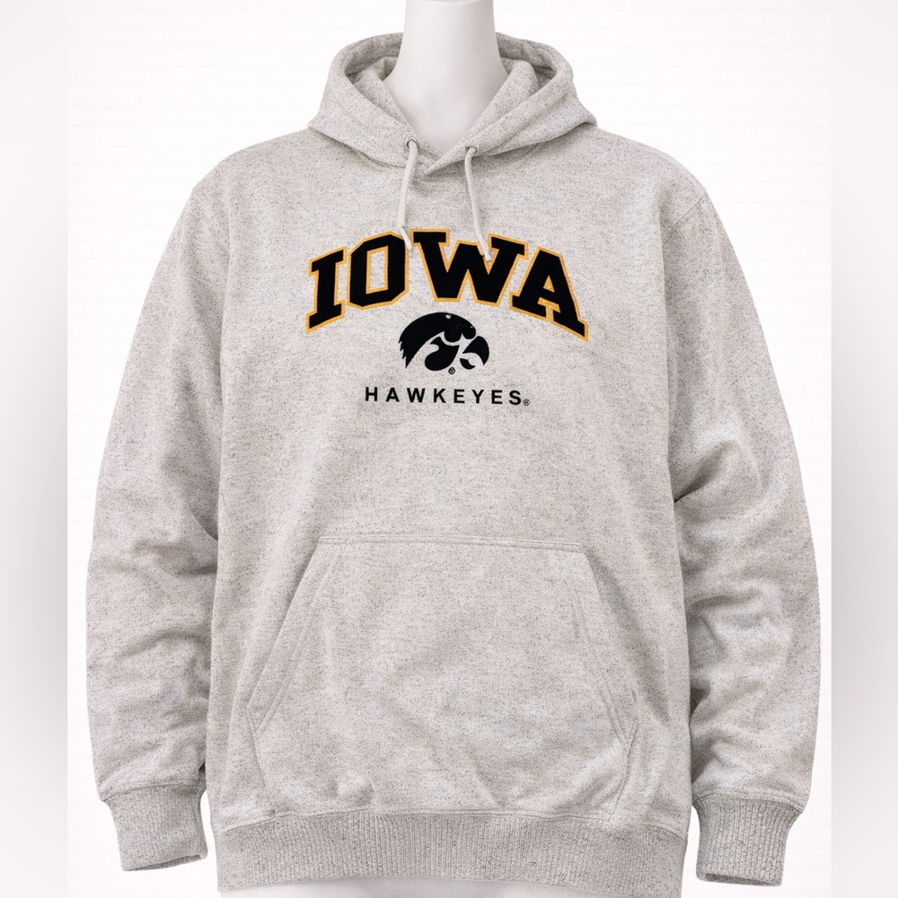 Gray Iowa Hawkeyes Hoodie